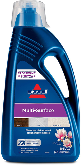 BISSELL, 1789G MultiSurface Floor Cleaning Formula for Crosswave and Spinwave (80 oz)