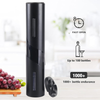 4-in-1 Electric Wine Opener Set with Vacuum Stoppers & Foil Cutter