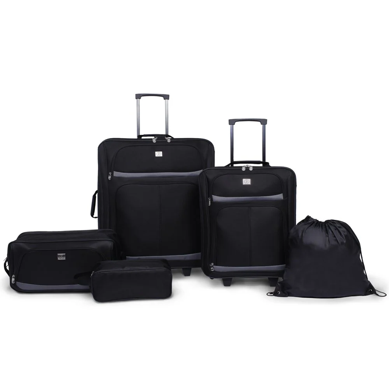  Protege 5 Piece 2-Wheel Luggage Set