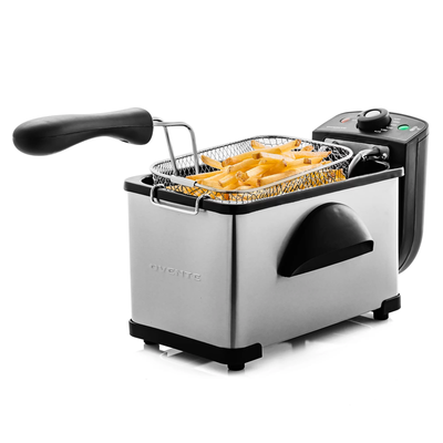 2 Liter Capacity Electric Deep Fryer with Viewing Window