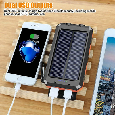 20000Mah Fast Charging Portable Solar Phone Battery