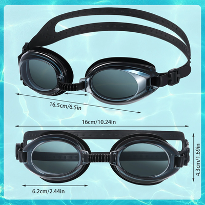 3 Pack of Swim Goggles, Pool Water Sports Goggles