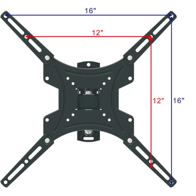 Full Motion TV Wall Mount Swivel Bracket for LED LCD Display