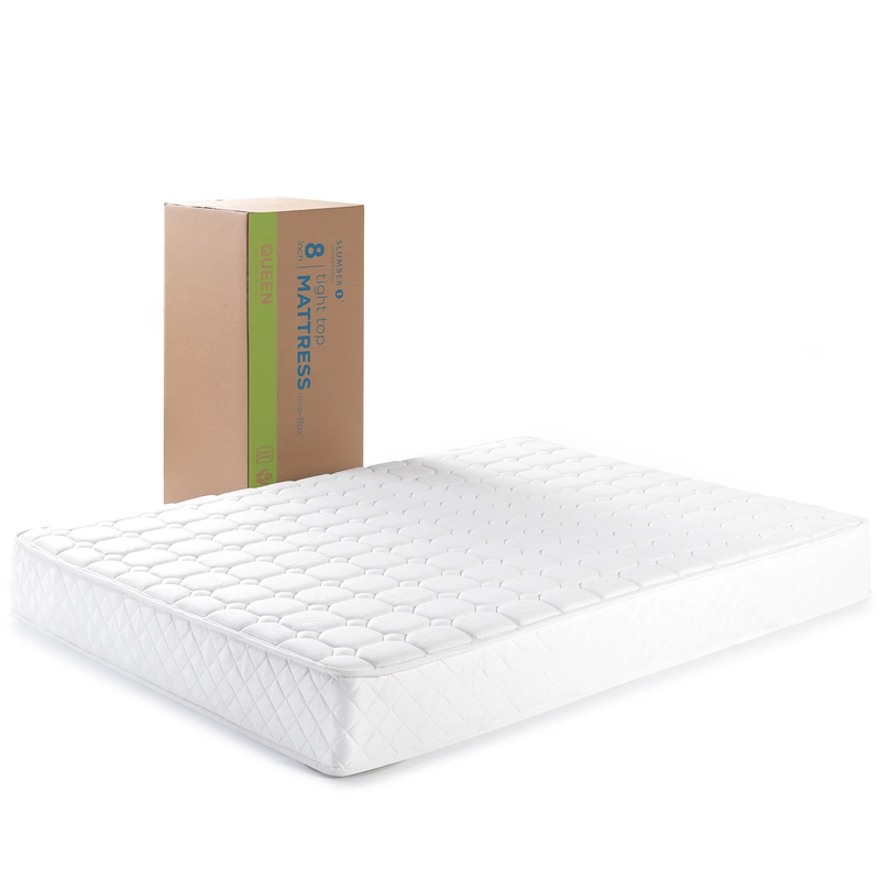 8" Quilted Hybrid Mattress of Comfort Foam and Pocket Springs