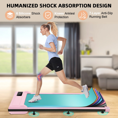 Walking Pad Treadmill with Smart App Remote Control 2.5HP with LED Display