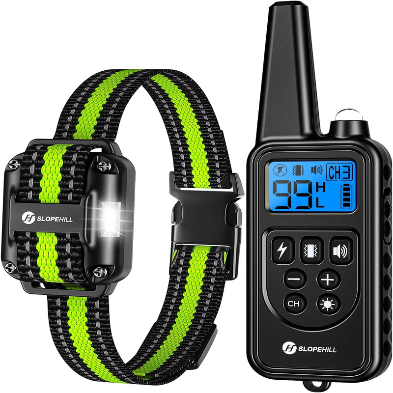 Dog Training Collar with 7 Training Modes, 2600Ft Remote Electronic Dog Shock Collar