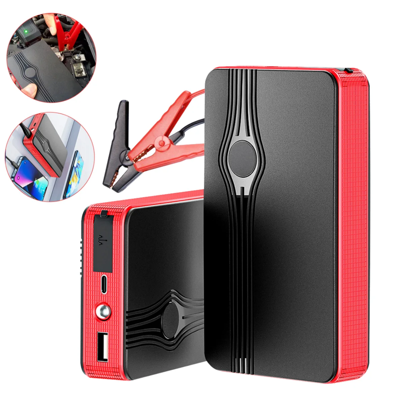 Car Jump Starter Battery Booster Power Pack,  300A Peak 20000Mah Battery with LED Light