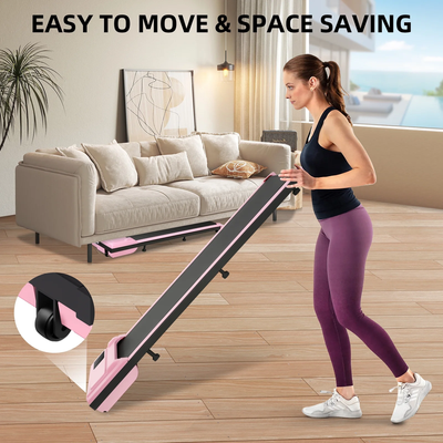 Walking Pad Treadmill with Smart App Remote Control 2.5HP with LED Display