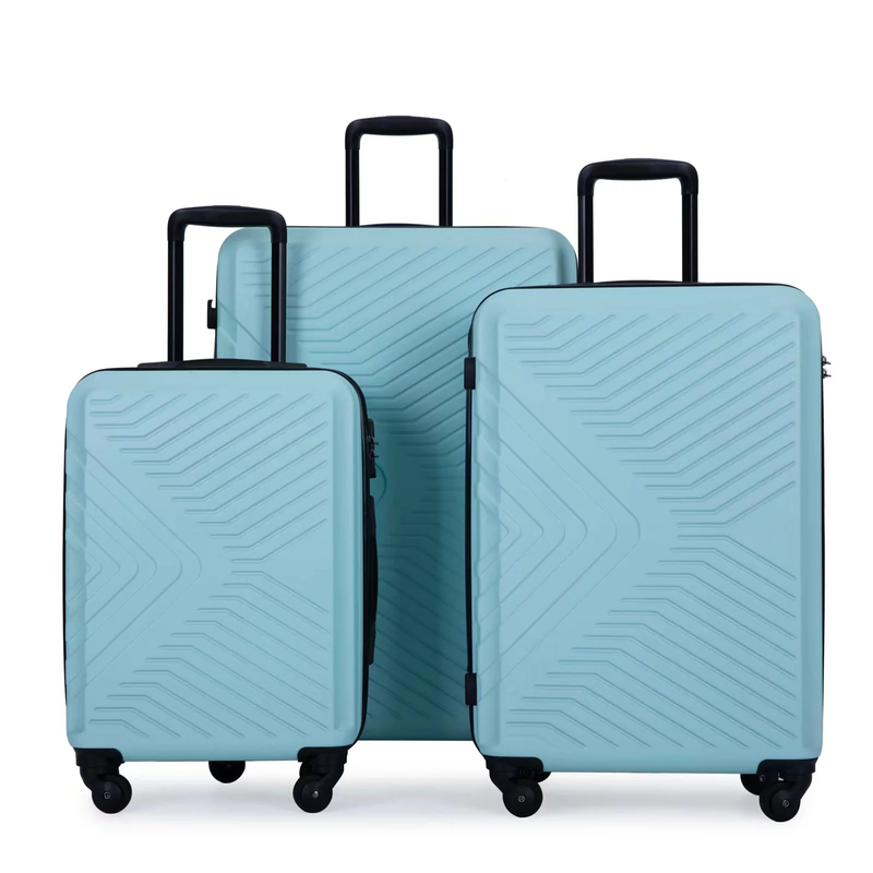 3 Piece Hardshell Luggage Set - Lightweight, TSA Locks,  and Spinner Wheels