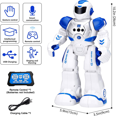  RC Gesture Sensing Toy, Interactive Walking Singing Dancing Robot