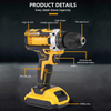 21V Cordless Drill Driver 3/8'' Electric Power Drill Set, 2000Mah Lithium-Ion Battery