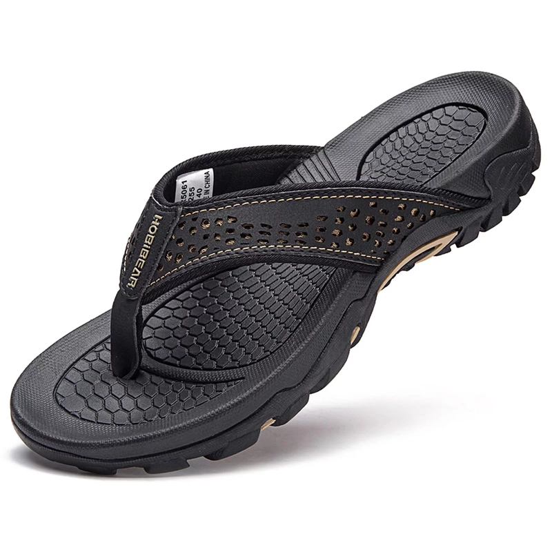 Mens Flip Flop Thong Sandals - Supportive Arch - Orthotic