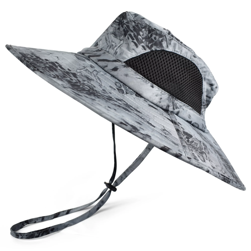 Wide Brim Bucket Hat - Water Repelling Sun Hat