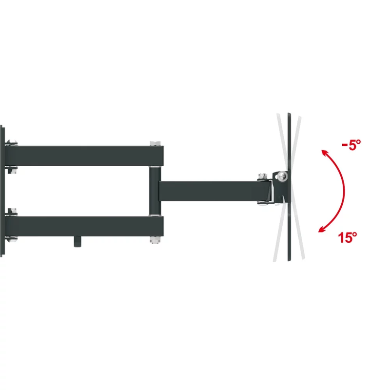 Full Motion TV Wall Mount Swivel Bracket for LED LCD Display