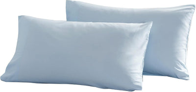 2 Pack Microfiber Queen Pillowcases - Super Soft Envelope Closure - Wrinkle, Fade and Stain Resistant