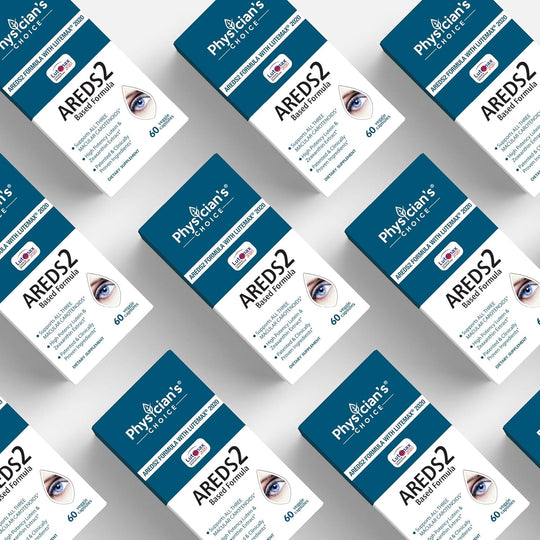 Areds 2 Eye Vitamins (Clinically Proven LuteMax 2020) Lutein and Zeaxanthin Supplement, Supports Eye Strain, Dry Eye and Vision Health, 2 Award Winning Eye Ingredients Plus Bilberry Extract