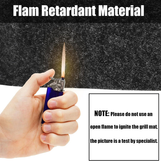 30x48 Grill Mat – Reusable BBQ Floor Protector for Deck Patio Oil Absorbent Mat