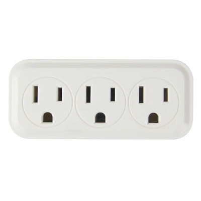 3-Piece Power Strip Set Includes 4-Outlet Strip with 1.5 Ft Cords and 6 & 3-Outlet Wall Blocks