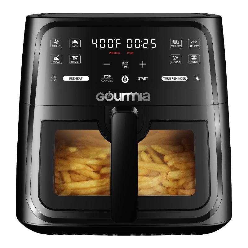 8-Quart Digital Air Fryer with Window & 8 One-Touch Functions