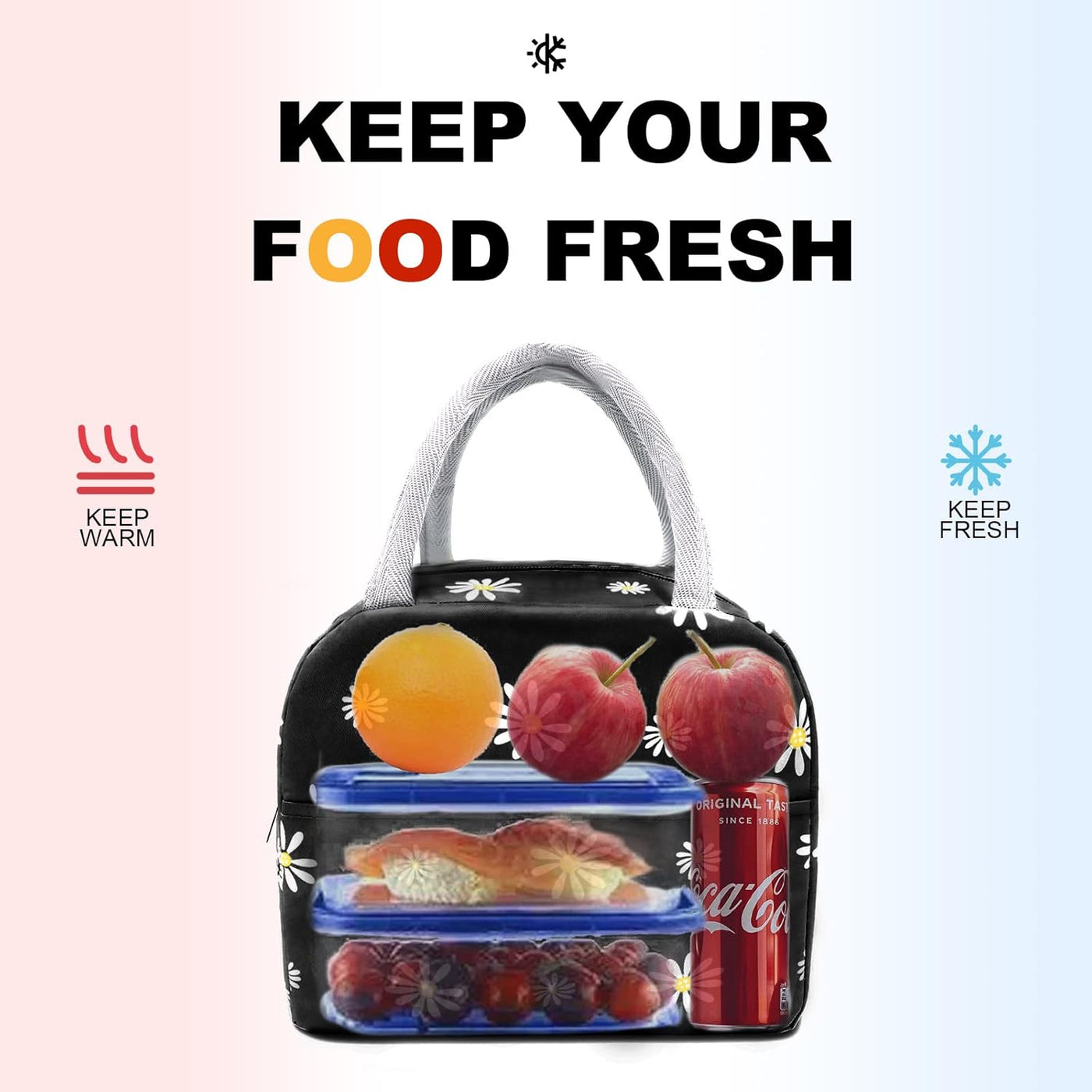 Reusable Tote Lunch Box - Leakproof Cooler 