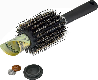 Hair Brush Diversion Safe, Hidden Storage for Money, Jewelry, and Valuables