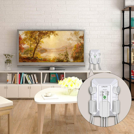 Wall Charger Surge Protector, 5-Outlet Extender with 4 USB Ports (4.8A), 1680J Power Strip