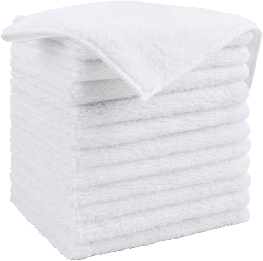 12 Pack Microfiber Cleaning Cloths,11.5"X11.5"