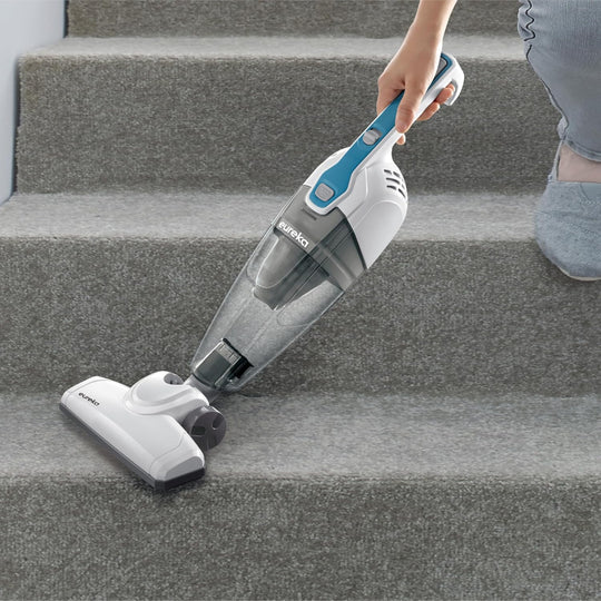 Corded Stick Vacuum Cleaner – 3-in-1 Handheld Use – Powerful Suction for Carpet, Tile & Hard Floors – Lightweight Design for Home & Pet Hair – Aqua Blue
