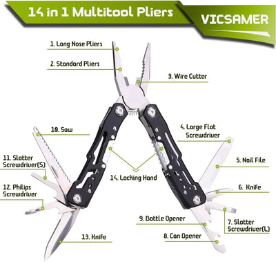 14 in 1 Multitool Pliers Gives One Whistle 