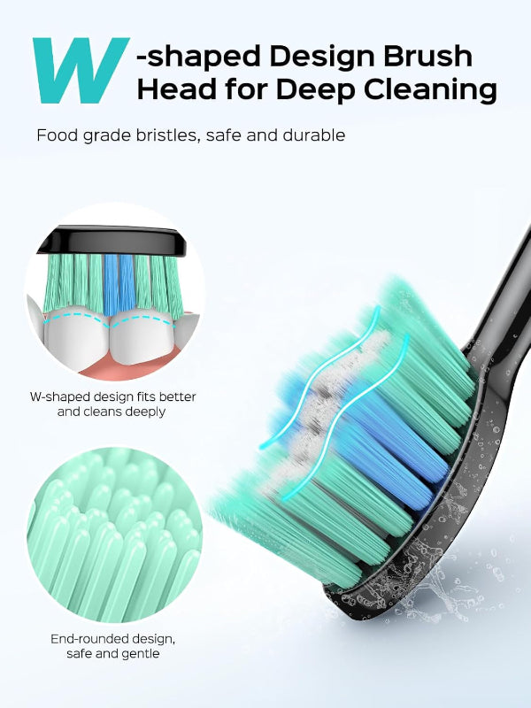 Miri - Electric Rechargeable Toothbrush with Travel Case -5 Modes