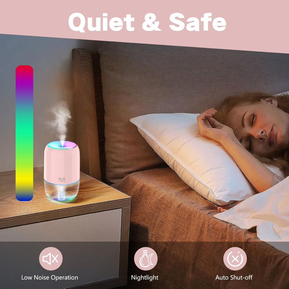 Quiet Easy Clean Humidifier with Auto Shut-off & Top Fill