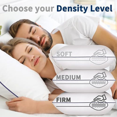 2 Pack Medium Firm Cooling Pillows