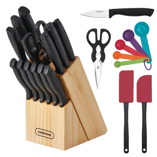 23 Piece Stainless Steel Cutlery and Utensil Set - Never Needs Sharpening Dishwasher Safe
