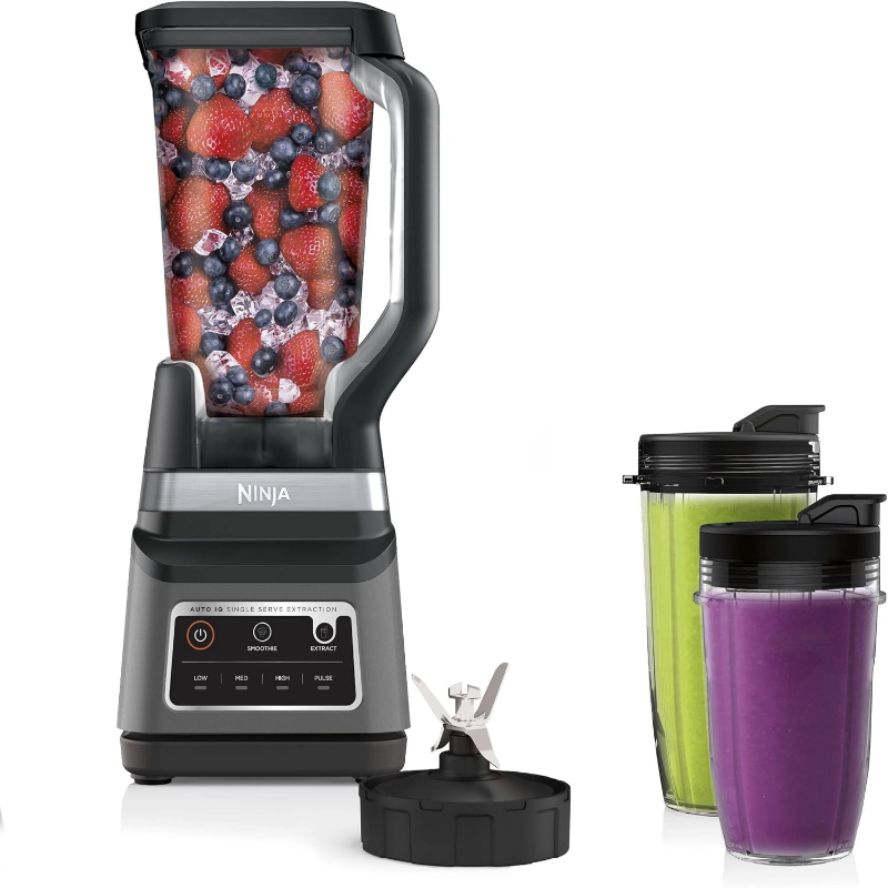 Ninja Professional Blender, 1400 Peak Watts, 2 Auto-iQ Programs, 72-oz Total Crushing Pitcher & Lid