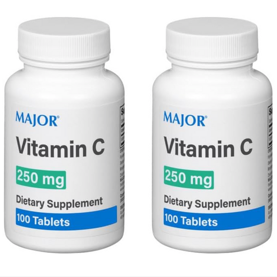 Vitamin C 250 mg – Dietary Supplement, Immune Support, 100 Tablets