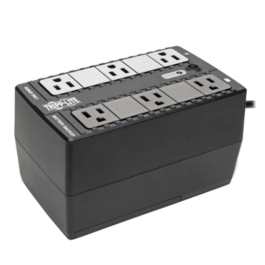 350VA Mini UPS Battery Backup and Surge Protector with 6 Outlets for Home and Office