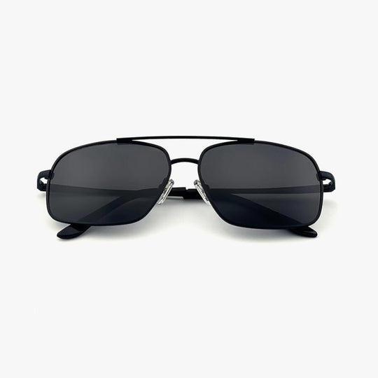 Retro Aviator Polarized Sunglasses for Men - UV Protection Metal Frame Sunglasses