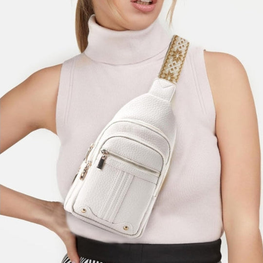 Women's Crossbody Sling Bag - Anti Theft Chest Purse - Casual Travel Everyday Bag