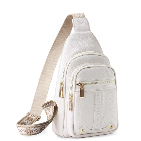 Women's Crossbody Sling Bag - Anti Theft Chest Purse - Casual Travel Everyday Bag