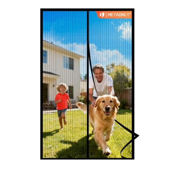 Magnetic Screen Door Mesh for Patio Sliding and Entry Doors Keeps Bugs Out and Fresh Air In
