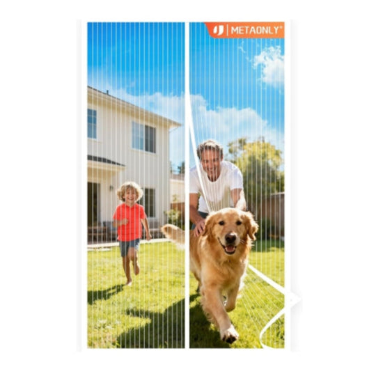 Magnetic Screen Door Mesh for Patio Sliding and Entry Doors Keeps Bugs Out and Fresh Air In