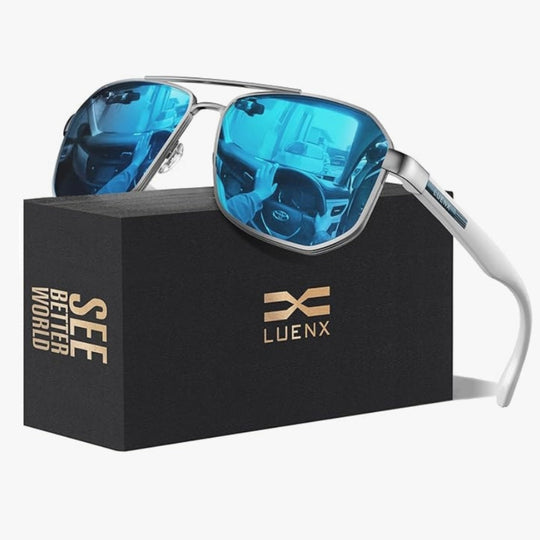Polarized Aviator Sunglasses for Men with UV Protection for Driving and Outdoor Activities