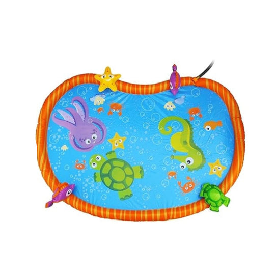 Kids Splash Pad - Water Play Mat - Outdoor Sprinkler Mat for Backyard Summer Fun