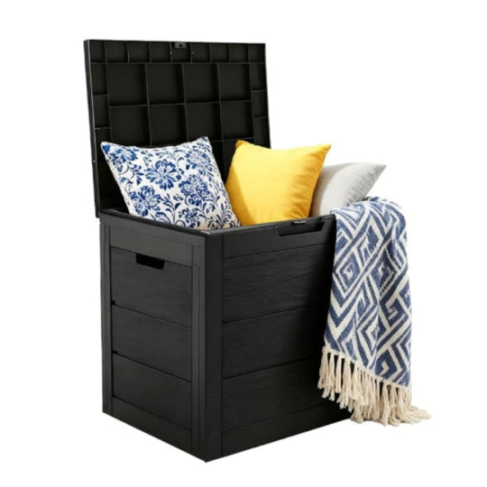 Outdoor Storage Box – Waterproof Resin Deck Box for Package Delivery Patio Storage