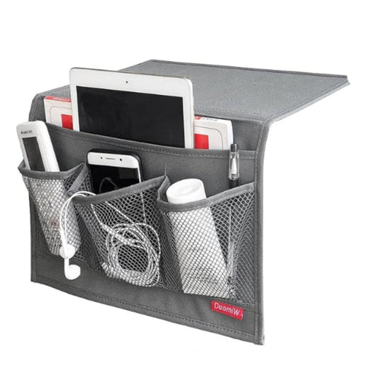Bedside Storage Organizer – Hanging Caddy for Bed and Sofa Remote, Phone, and Tablet Storage