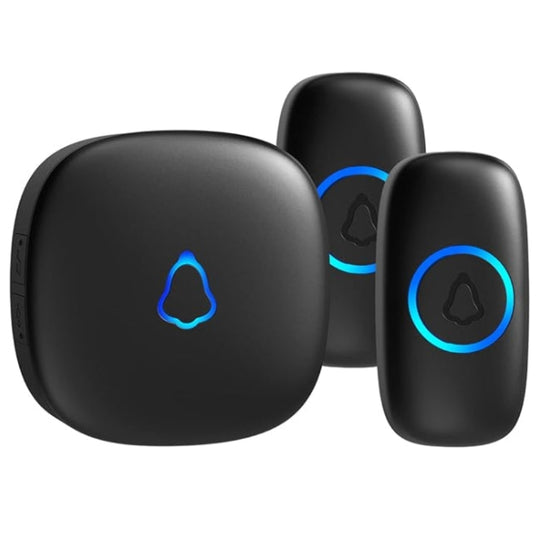 Wireless Doorbell System – Waterproof Door Chime with 2 Push Buttons, 1000ft Range & LED Alerts