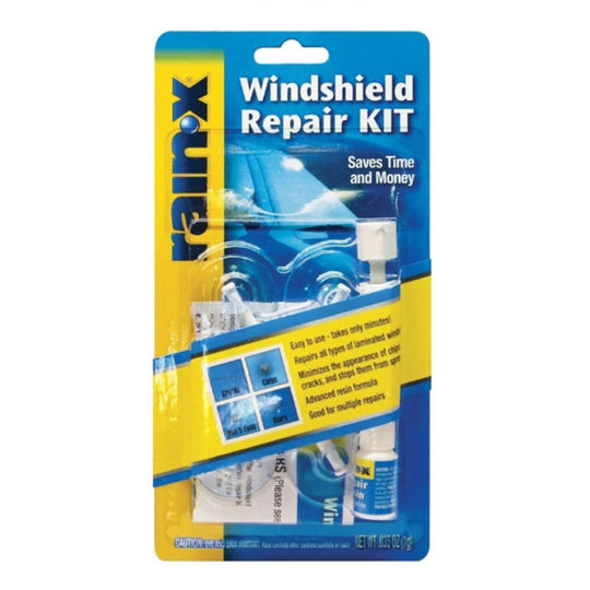Windshield Repair Kit for Chips and Small Cracks with Durable Repair Resin