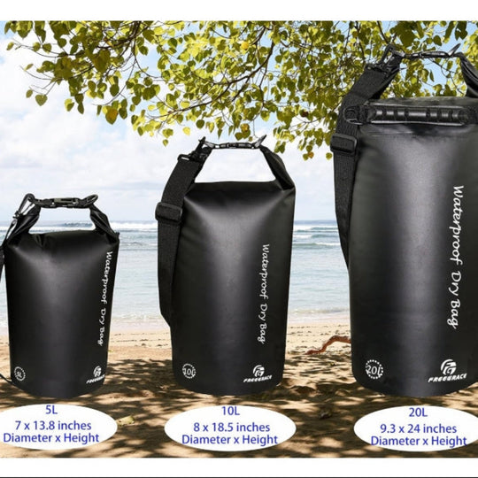 Waterproof Dry Bag Set - Submersible Dry Sack with Phone Case for Water Activities