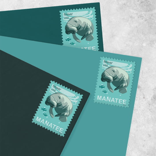 USPS Save Manatees Forever Stamps - Book of 20