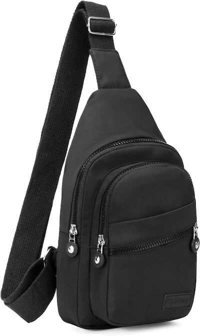 Small Sling Backpack Crossbody Bag, Chest Daypack for Hiking and Traveling